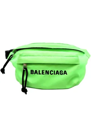 Balenciaga Pre-owned, Mężczyzna, Zielony, ONE SIZE, Len, Pre-owned Canvas crossbody-bags