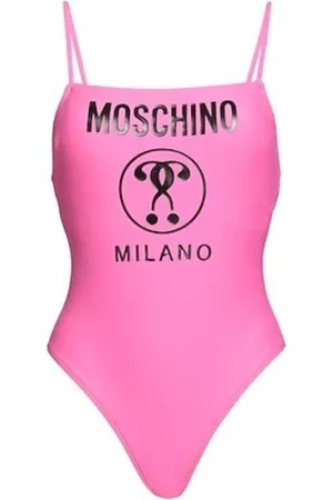 Moschino Stroje kąpielowe, Kobieta, Różowy, S, Kostium Damski Zabawka