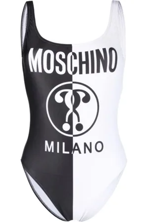 Moschino Stroje kąpielowe, Kobieta, Biały, M, Kostium damski Zabawka