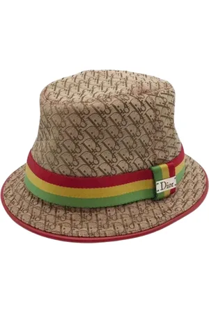 Dior Pre-owned, Kobieta, Beżowy, ONE SIZE, Pre-owned Canvas hats