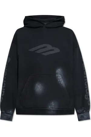 Balenciaga Bluzy, Mężczyzna, Czarny, S, Bawełna, Bawełniana bluza