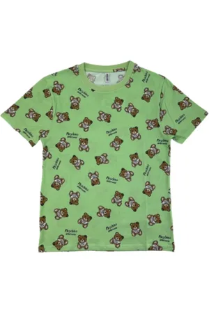 Moschino Koszulki, Mężczyzna, Zielony, S, Męski T-shirt Underbear Toy