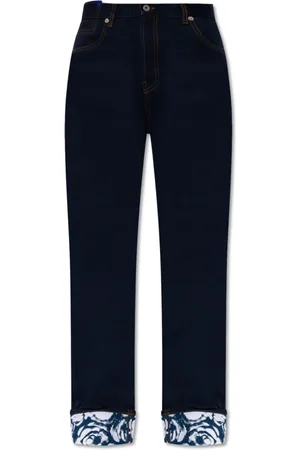 Burberry Jeansy, Kobieta, Niebieski, W28, Bawełna, Jeansyy z Logo