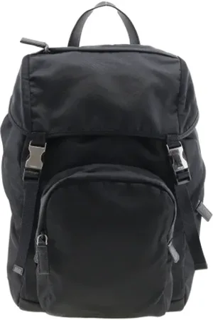 Prada Pre-owned, Kobieta, Czarny, ONE SIZE, Nylon, Pre-owned Leather prada-bags