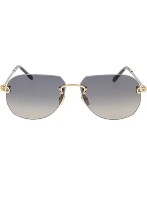 Fred Akcesoria, unisex, Szary, ONE SIZE, Stylowe Okulary z Szerokością Soczewki 60mm