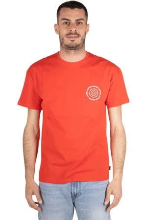 Aspesi Koszulki, Mężczyzna, Czerwony, S, Podstawowy T-shirt męski
