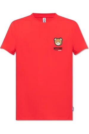 Moschino Koszulki, Mężczyzna, Czerwony, 2XL, T-shirt z logo