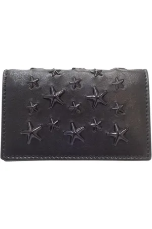 Jimmy Choo Pre-owned, Kobieta, Czarny, ONE SIZE, Pre-owned skórzane portfele