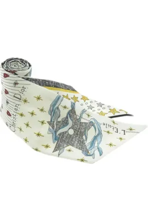 Dior Pre-owned, Kobieta, Wielobarwność, ONE SIZE, Pre-owned Silk scarves
