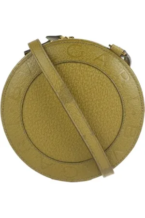 Bvlgari Pre-owned, Kobieta, Beżowy, ONE SIZE, Pre-owned skórzane torby na ramię