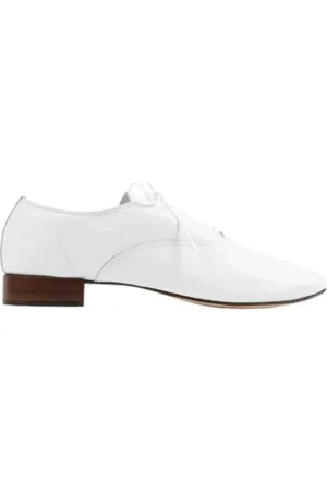 Repetto Buty, Mężczyzna, Biały, 40 EU, Eleganckie Buty Damskie na Płaskiej Podeszwie