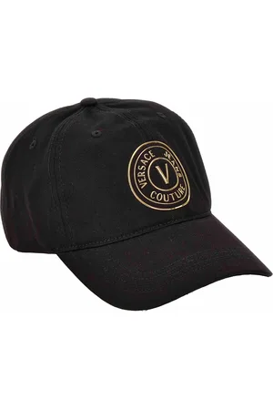VERSACE Akcesoria, Kobieta, Czarny, ONE SIZE, Stylowe Kapelusze Kolekcja