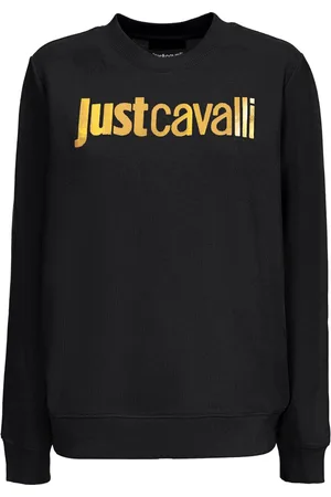 Roberto Cavalli Swetry, Kobieta, Czarny, L, Stylowe Swetry