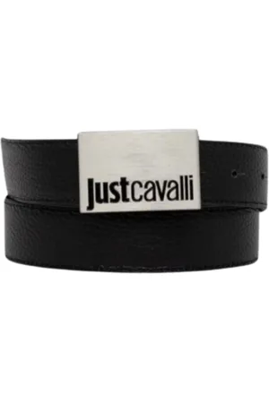 Roberto Cavalli Akcesoria, Mężczyzna, Czarny, 90 CM, Stylowe Kolekcja Pasków