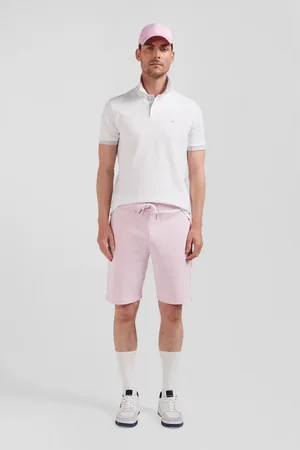 Eden Park Szorty, Mężczyzna, Różowy, L, Bawełna, Jasnoróżowe Letnie Szorty Casual