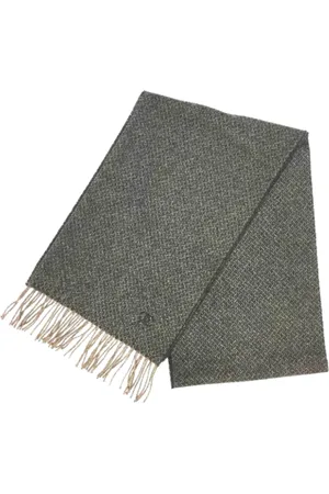 CHANEL Pre-owned, Kobieta, Szary, ONE SIZE, Kaszmir, Pre-owned Fabric scarves