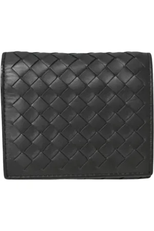 Bottega Veneta Pre-owned, Mężczyzna, Czarny, ONE SIZE, Pre-owned skórzane portfele