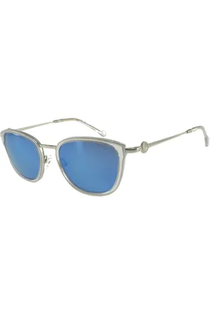Inès de la Fressange Akcesoria, Kobieta, Szary, ONE SIZE, Srebrne okulary przeciwsłoneczne Maelys