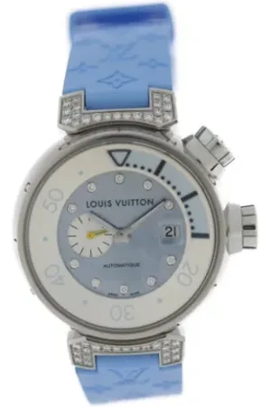 LOUIS VUITTON Pre-owned, Kobieta, Niebieski, ONE SIZE, Pre-owned Stainless Steel watches
