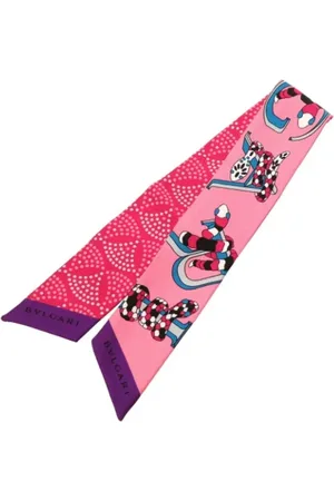 Bvlgari Pre-owned, Kobieta, Wielobarwność, ONE SIZE, Pre-owned Silk scarves