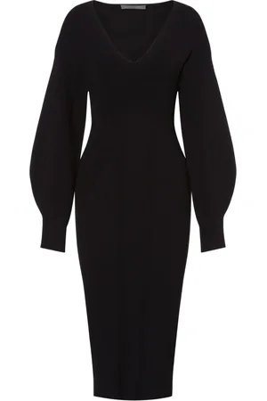 Alberta Ferretti Sukienki, Kobieta, Czarny, S, Elegancka Czarna Sukienka