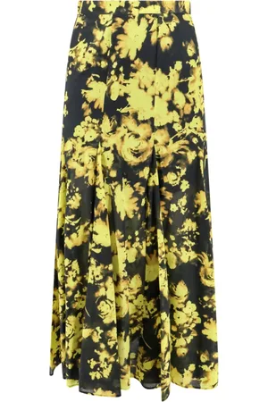 ERIKA CAVALLINI Spódnice, Kobieta, Żółty, S, Maxi Skirts
