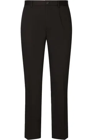 Dolce & Gabbana Spodnie, Mężczyzna, Czarny, 2XL, Męskie Spodnie Casual