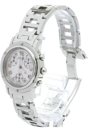 Hermès Pre-owned, Kobieta, Biały, ONE SIZE, Pre-owned Stainless Steel watches