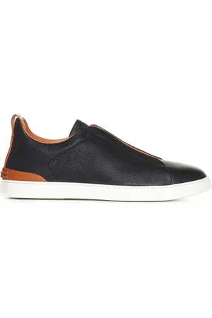 Ermenegildo Zegna Buty, Mężczyzna, Czarny, 46 EU, Len, Sneakersy Casual dla Mężczyzn