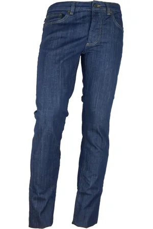 Roberto Cavalli Jeansy, Mężczyzna, Niebieski, M, Denim, Slim-fit Jeansy