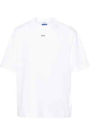 OFF-WHITE Koszulki, Mężczyzna, Biały, S, T-shirty i Pola z Graficznym Nadrukiem