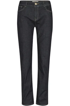 Mos Mosh Jeansy, Kobieta, Niebieski, W29, Granatowe Straight Fit Jeansy