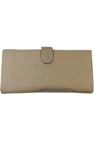 Loewe Pre-owned, Kobieta, Beżowy, ONE SIZE, Pre-owned skórzane portfele