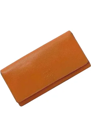 Loewe Pre-owned, Kobieta, brązowy, ONE SIZE, Pre-owned skórzane portfele