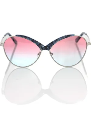FRANKIE MORELLO Akcesoria, unisex, Wielobarwność, ONE SIZE, Okulary Motylkowe Niebieski Profil Perły