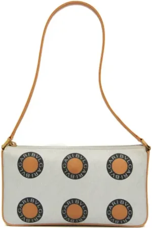 Bvlgari Pre-owned, Kobieta, Beżowy, ONE SIZE, Pre-owned skórzane torby na ramię