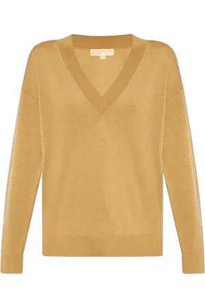 Michael Kors Swetry, Kobieta, brązowy, M, Wełna, Wełniany sweter