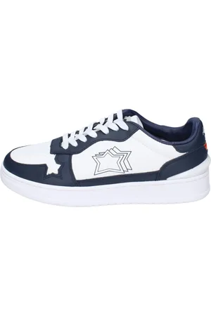 Atlantic Stars Buty, Mężczyzna, Wielobarwność, 45 EU, Męskie Skórzane Sneakersy