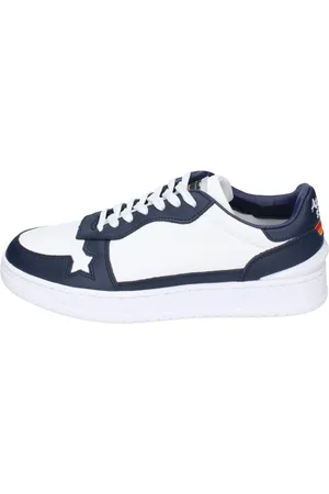 Atlantic Stars Buty, Mężczyzna, Biały, 42 EU, Męskie Skórzane Sneakersy