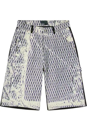 Rassvet Szorty, Kobieta, Wielobarwność, S, Denim, Camo Print Denim Shorts Stylowe Lato