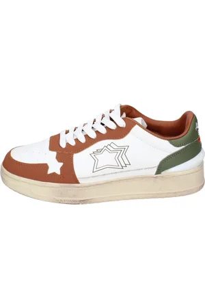 Atlantic Stars Buty, Mężczyzna, Wielobarwność, 40 EU, Męskie Skórzane Sneakersy