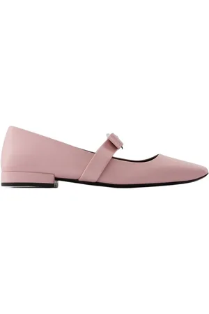 VERSACE Buty, Kobieta, Różowy, 40 EU, Różowe Skórzane Baletki