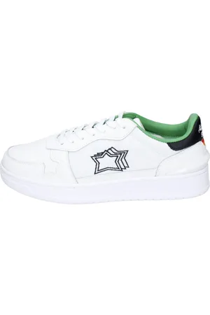 Atlantic Stars Buty, Mężczyzna, Biały, 44 EU, Męskie Skórzane Sneakersy