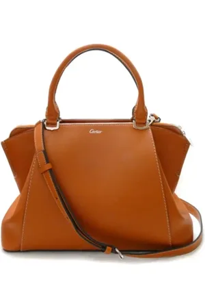Cartier Pre-owned, Kobieta, brązowy, ONE SIZE, Pre-owned Fabric shoulder-bags