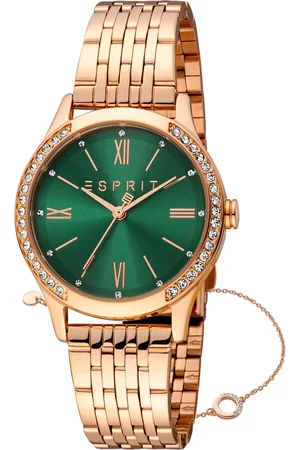 ESPRIT Akcesoria, Kobieta, Żółty, ONE SIZE, Stainless Steel Analog Watch for Women