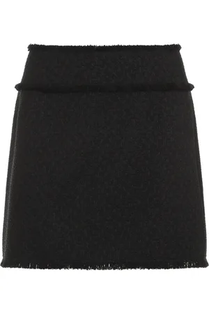 Dolce & Gabbana Spódnice, Kobieta, Czarny, S, Czarne Spódnice Aw 24 Odzież Damska