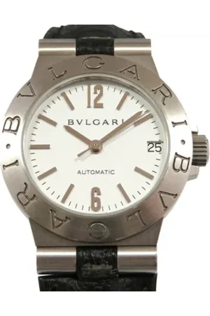 Bvlgari Pre-owned, Mężczyzna, Biały, ONE SIZE, Pre-owned Stainless Steel watches