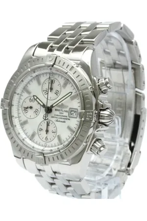 Breitling Pre-owned Pre-owned, Kobieta, Biały, ONE SIZE, Pre-owned Stainless Steel watches