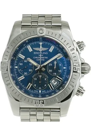 Breitling Pre-owned Pre-owned, Kobieta, Niebieski, ONE SIZE, Pre-owned Stainless Steel watches