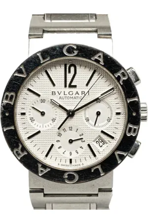 Bvlgari Pre-owned, Mężczyzna, Szary, ONE SIZE, Pre-owned Stainless Steel watches